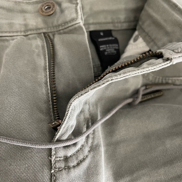 DKNY JEANS Women’s Khaki Cotton Zip Fly Drawstring Pants-Size 4 - Picture 6 of 9